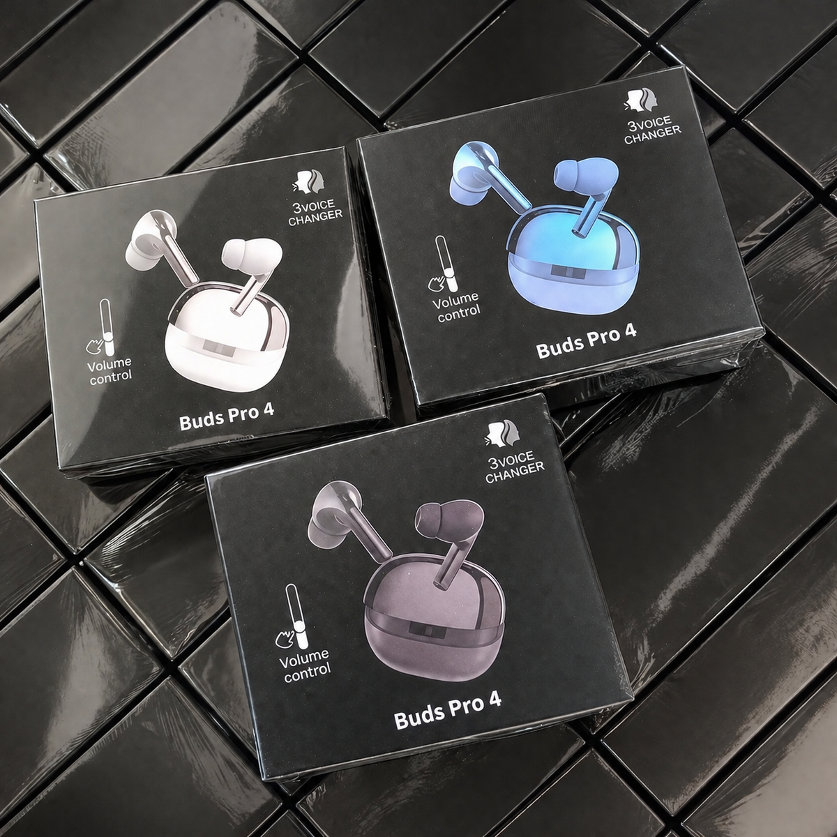 🎧 Buds Pro 4 – Premium Wireless Earbuds with Smart Features