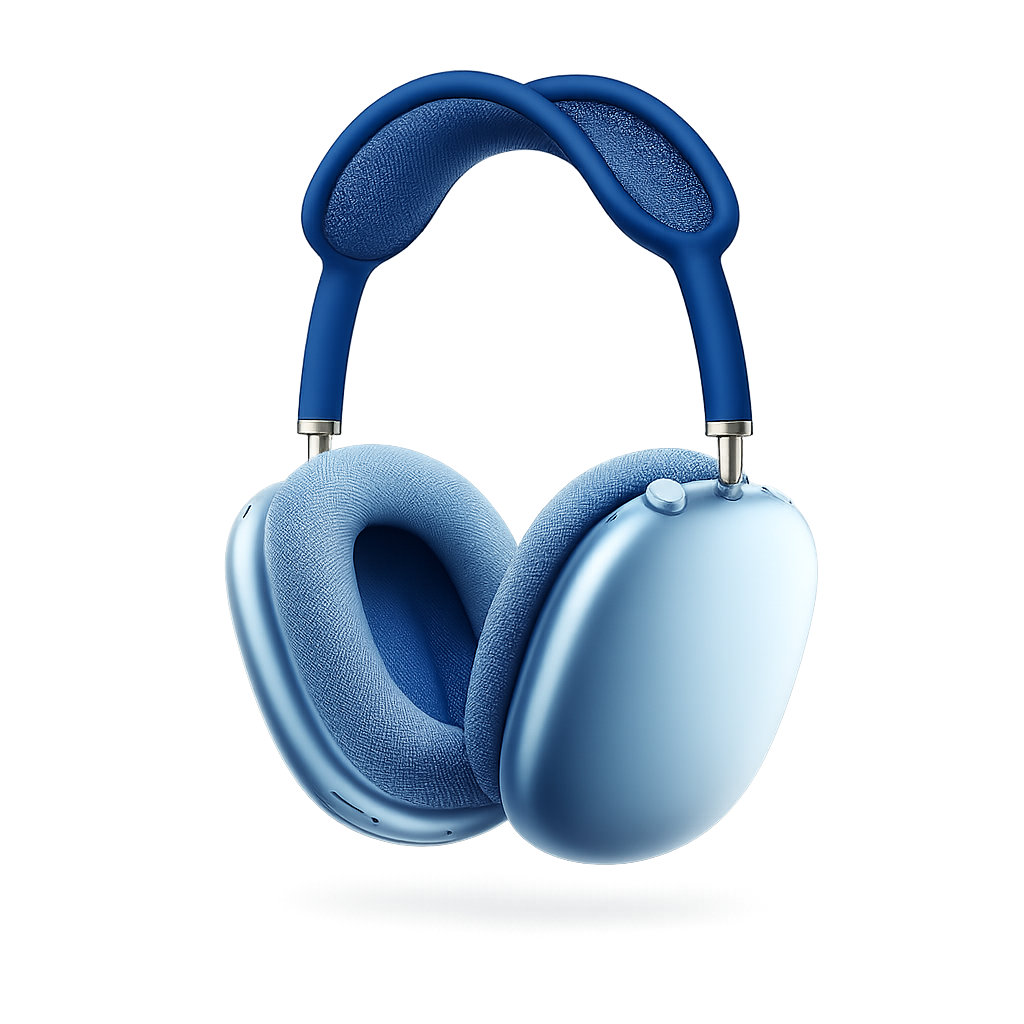 Premium Max Style Wireless Bluetooth Over-Ear Headphones Hi-Fi Sound & Long Battery Life
